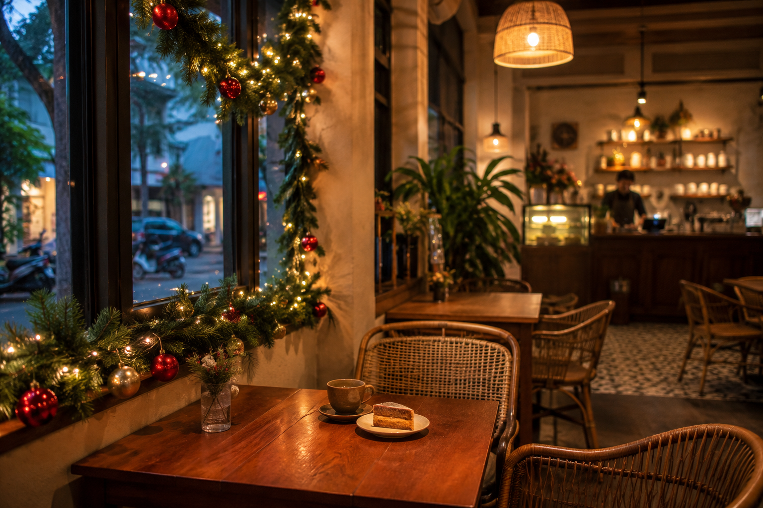 Trang Trí Noel Cho Quán Cà Phê: 5 Ý Tưởng DIY Chi Phí Thấp