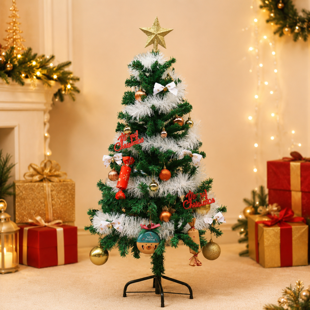 Cây Thông Noel 120cm Full Phụ Kiện SET20 Trang Trí Giáng Sinh