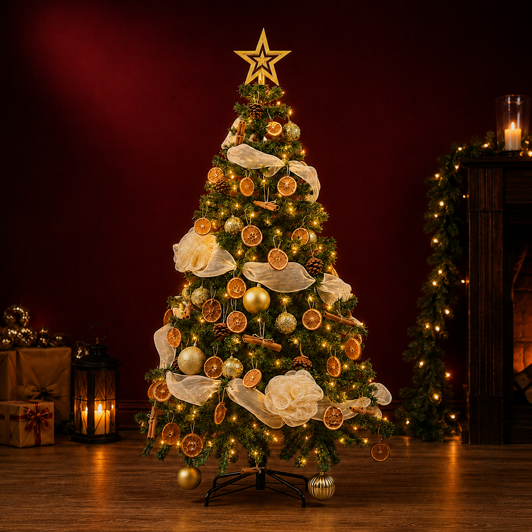 Cây Thông Noel Full Phụ Kiện Trang Trí Giáng Sinh SET18, Cây Thông Cao Cấp Decor Phòng Khách, Cửa Hàng, Sảnh Noel