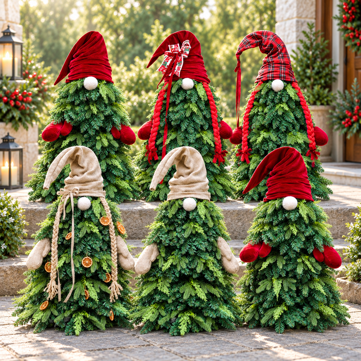 Cây Thông Thần Lùn Nam Nữ CTOG02 Trang Trí Giáng Sinh Decor Noel