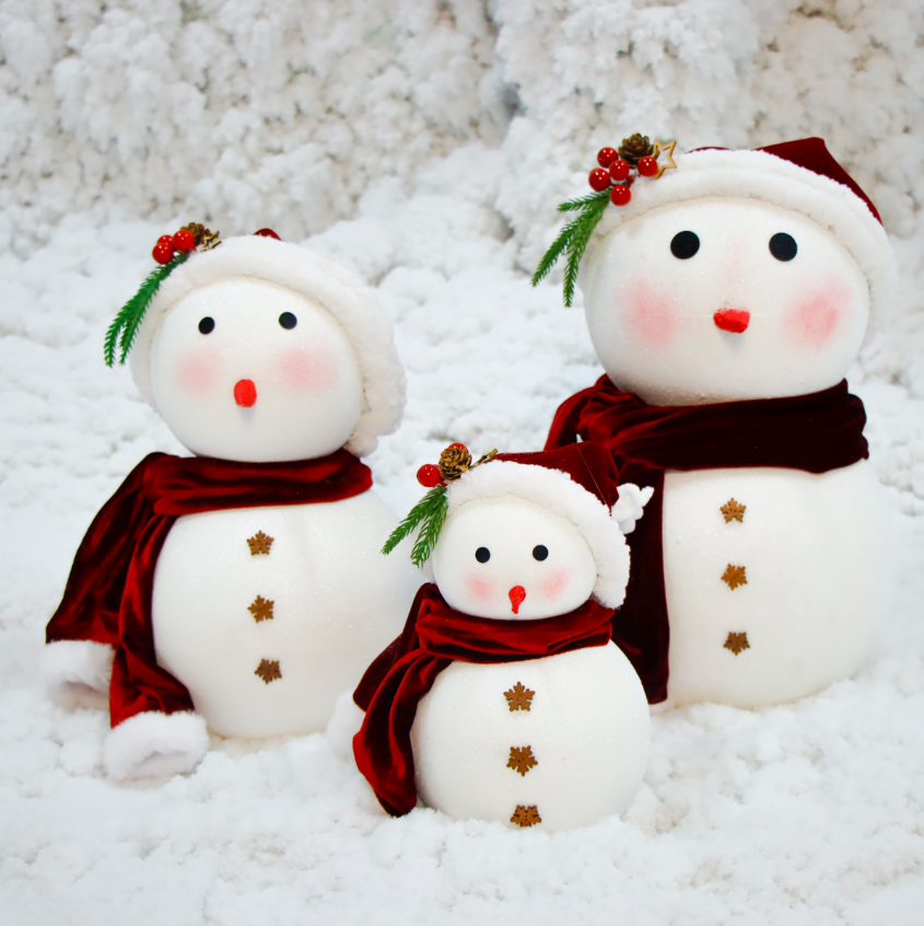Mô Hình Người Tuyết Trang Trí Giáng Sinh Decor Noel