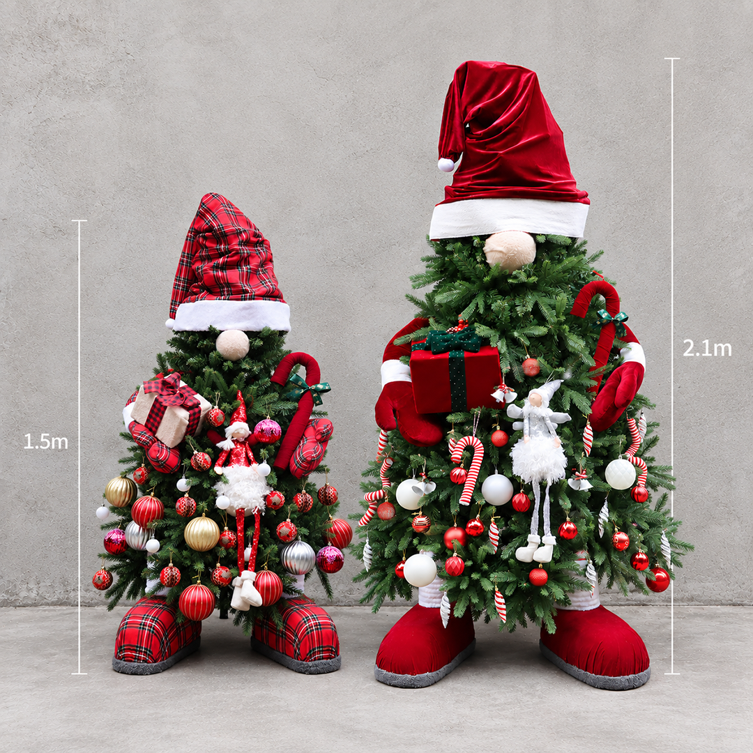 Set Ông Già Cây Thông Kèm Phụ Kiện Trang Trí Full Bộ CTOG01 Decor Giáng Sinh, Noel
